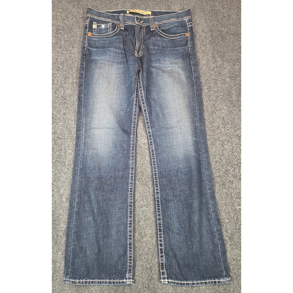 Big Star Pioneer Bootcut Jeans Mens 36R Blue